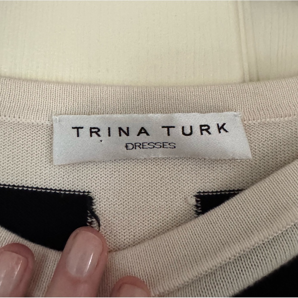 Trina Turk Black and White Mini Dress - Picture 4 of 4
